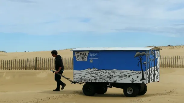 au départ, la remorque était un véhicule 4x4